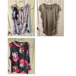 x3 Women Dress Shirts XL